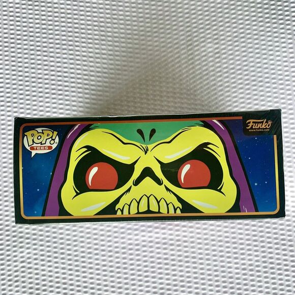 Funko Pop! Tees MOTU GITD MASTERS OF THE UNIVERSE Evil Lyn with Unisex Size M - Picture 6 of 9